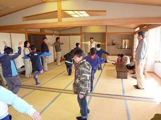 カブ隊バランス訓練