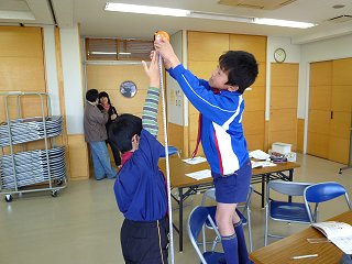 身体の色んな部分を測定
