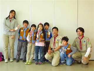 ビーバー隊記念撮影