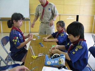 お、真面目にやってます