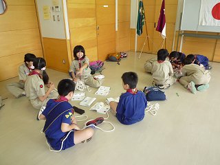ボーイ隊で頑張る