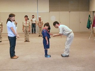 チーフの授与
