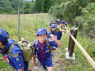 最後の登り