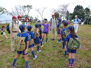 山頂に到着