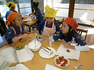 ケーキ作り