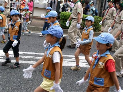ビーバー隊行進