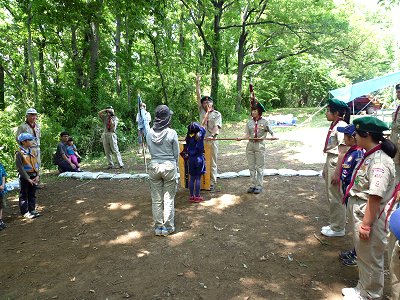入隊式