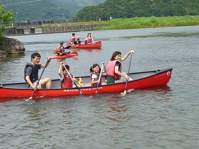 カナディアンカヌーも出発