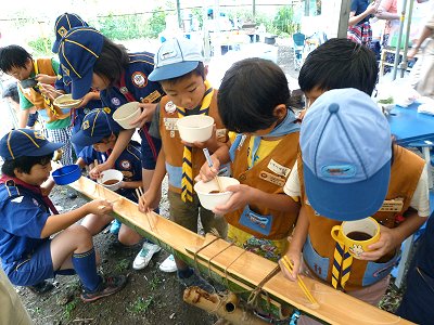 流しそうめん大会