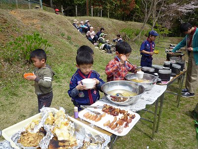 お料理完成