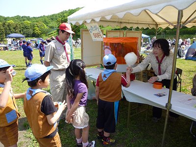 綿菓子のプレゼント