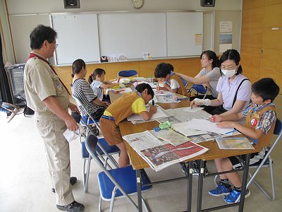 お面作り