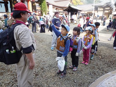 大山阿夫利神社下社に到着