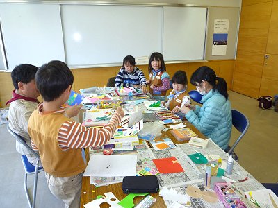 クリスマスカードづくり