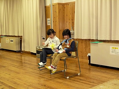 ビーバー隊のスタンツ 写真