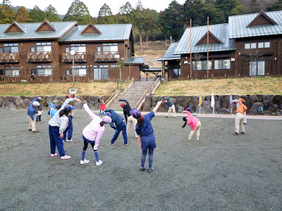 朝のラジオ体操 写真