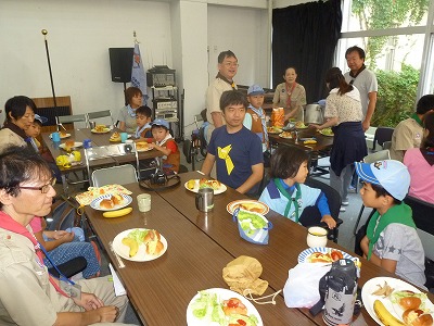 朝食の風景 写真