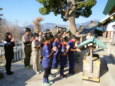 大神宮に参拝 写真
