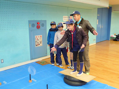 波乗り輪投げ 写真