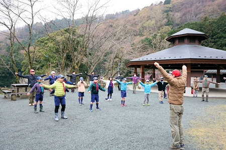朝のラジオ体操 写真